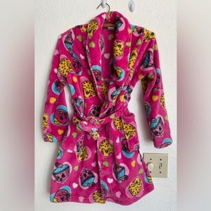 Shopkins robe for girls. Size:10-12. Pink